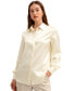 Фото #1 товара The Armeria Lace Silk Blouse for Women