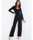 Фото #1 товара Women's Ity Jumpsuit With Keyhole Neck And Long Sleeves