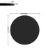 24" Inch Round Tempered Glass Table Top Black Glass 3/ 8" Thick Beveled Polished Edge