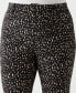 ფოტო #4 პროდუქტის Plus Size Printed Crop Bootcut Pant with Belt