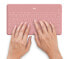 Logitech Keys-To-Go - German - 1.7 cm - 1.2 mm - Apple - iPad - iPhone - Apple TV - Pink