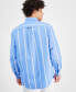 ფოტო #2 პროდუქტის Men's Regular-Fit Space Stripe Shirt