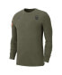 Фото #2 товара Men's Olive Oklahoma Sooners Military-Inspired Pack Long Sleeve T-shirt
