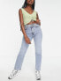 Фото #3 товара & Other Stories Favourite cotton straight leg high rise jeans in LA blue - MBLUE
