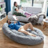 Фото #24 товара Лежанка для людей и животных InnovaGoods Human Dog Bed XXL серая