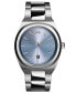 ფოტო #1 პროდუქტის Men's Odyssey II Silver-Tone Stainless Steel Bracelet Watch 42mm