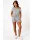 Фото #3 товара Women's Cecilia Off Shoulder Romper