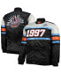 Фото #1 товара Men's Black Big and Tall Hardwood Classics 1997 NBA All-Star Game Heavyweight Satin Full-Snap Jacket