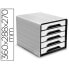 Фото #2 товара CEP Desktop file drawers 5 drawers white/black 360x288x270 mm
