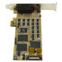 StarTech.com 16-Port Low-Profile Serial Card - RS232 - PCI Express - PCIe - Serial - Low-profile - PCIe 1.1 - RS-232 - Yellow