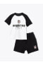 Фото #1 товара Детская одежда и обувь LC WAIKIKI Набор футболки и шорты с рисунком Beşiktaş для младенцев