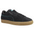 Фото #3 товара Puma Porsche Legacy Suede Lace Up Mens Black Sneakers Casual Shoes 306983-01