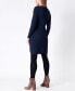 ფოტო #4 პროდუქტის Women's Knitted Maternity Nursing Dress with Pockets