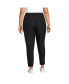 Фото #4 товара Plus Size Active High Rise Soft Performance Refined Tapered Ankle Pants