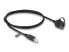 Delock Kabel USB 2.0 Typ-B Stecker zu 2.0 Buchse zum Einbau mit