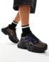 Фото #4 товара ASOS DESIGN chunky trainers in black metallic