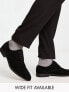 Фото #1 товара ASOS DESIGN oxford shoes in black faux suede