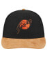 Фото #2 товара Men's Black San Francisco Giants Team Suede Visor Low Profile 59FIFTY Fitted Hat