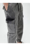 Фото #5 товара Джинсы Koton Oversize Jogger с карманами и завязками