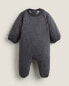 Plush baby romper