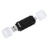 Фото #2 товара Hama Basic - MicroSD (TransFlash) - SD - Black - 480 Mbit/s - Windows XP / Vista / 7 / 8 / 10 - Mac OS 9.x - Android 4.0 - USB 2.0/Micro-USB - 1 pc(s)