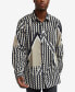 ფოტო #1 პროდუქტის Men's Geo Print Long Sleeves Woven Shirt