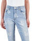 Фото #7 товара Juniors' Printed Mid-Rise Skinny Ankle Jeans, Created for Macy's
