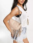 8 Other Reasons festival fringed shoulder bag in ecru