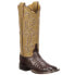 Фото #2 товара Lucchese Annalyn Crocodile Embroidery Square Toe Cowboy Womens Size 6 B Casual