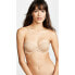 Фото #2 товара Calvin Klein Women's Naked Glamour Strapless Push Up Bra,Buff,32C