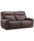 Фото #1 товара Dextan Leather 2-Pc. Sofa with 2 Power Recliners, Created for Macy's