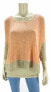 Фото #1 товара Grace Elements Womens Colorblock Pullover Sweater Top Peach Taupe S