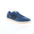 Фото #3 товара Gola Inca Suede CMA687 Mens Blue Suede Lace Up Lifestyle Sneakers Shoes 13