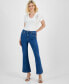 ფოტო #1 პროდუქტის Petite High-Rise Flare Jeans, Created for Macy's