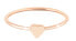 Фото #4 товара Design pink gilded set of steel rings