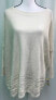 Style & Co Women's Ribbed Cable Knit Sweater Warm Ivory M