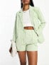 Фото #4 товара 4th & Reckless Tall tailored short co-ord in mint