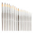 MILAN Polybag 6 Round Synthetic Bristle Paintbrushes Series 311 Nº 10