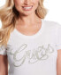 Women's Embellished Script Logo T-Shirt