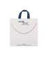 ფოტო #3 პროდუქტის Gold-Tone Stainless Steel Figaro Necklace