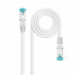 Фото #1 товара Шланг NANOCABLE Cable de Red Cat.7 600MHZ LSZH SFTP PIMF AWG26, Blanco, 30 cm 30 cm