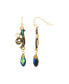 Glass Multi AB Bead Earrings