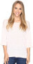 NYDJ 241106 Womens Serra Striped Pullover Sweater Macaron/Optic White Size Large