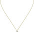 Gold-plated necklace with clear zircon Silver LPS10AWV09 - фото #1