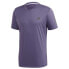 ფოტო #1 პროდუქტის ADIDAS BADMINTON Club 3 Stripes short sleeve T-shirt
