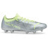 Фото #1 товара Puma Ultra 1.4 Metallic Firm GroundArtificial Ground Soccer Cleats Womens Silver