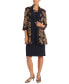 ფოტო #1 პროდუქტის Petite 2-Pc. Paisley-Print Jacket & Dress Set