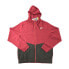 Фото #1 товара Reebok Men's Full Zip Color Block Drawcord Adjustable Hood Training Woven Jacket