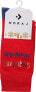 Damensocken rot-blau