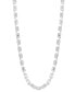 Фото #1 товара EFFY Collection eFFY® Diamond Baguette & Round Cluster 18" Collar Necklace (8-1/5 ct. t.w.) in 14k White Gold